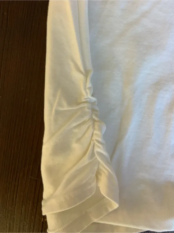 White Long Sleeve Tee with Red "Coming Soon" Graphic - Image 3