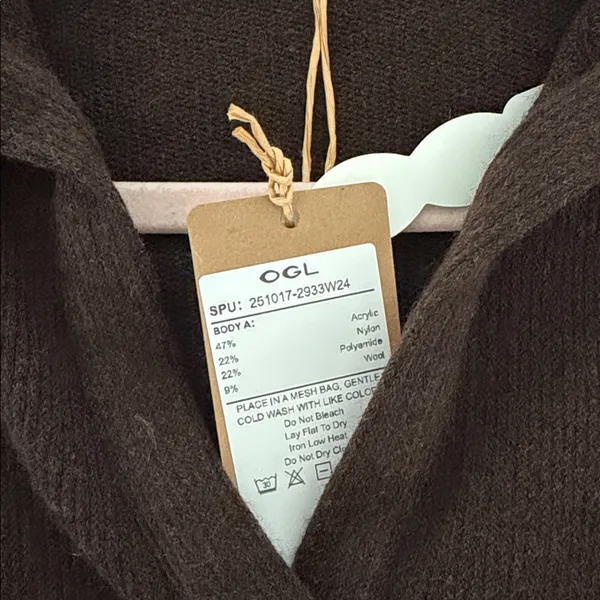 NWT OGL Espresso Shut Women's batwing Sweatshirt size M - Image 2