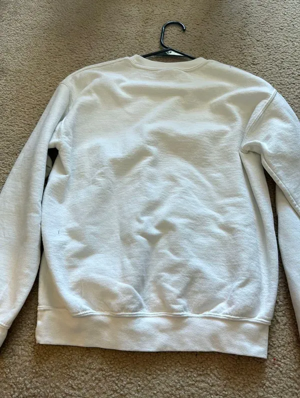 Preppy Sweatshirt White - Image 3