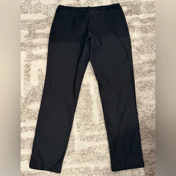 Nike Womens Slim-Fit Dri-Fit Black Golf Pant‎ Size 10 - Image 4