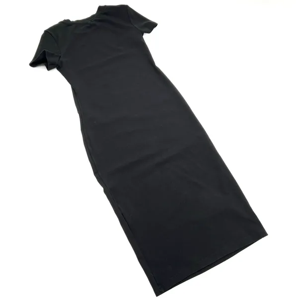 Midi Dress Slim For Bodycon Dress Office Dress Knee Length Short Sleeve Turtlene - Image 5