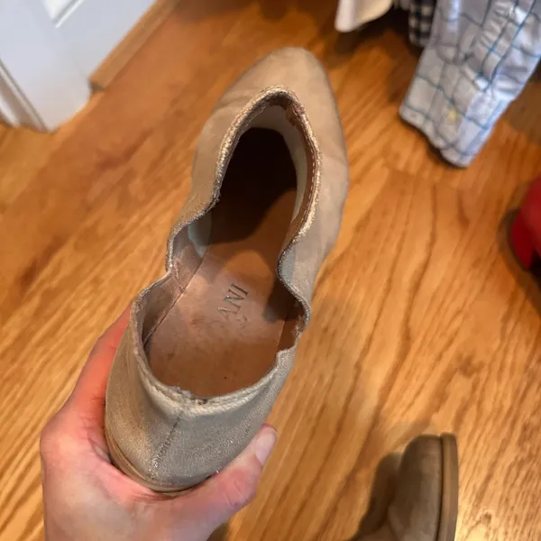 Almond toe Ankle Boots Tan Size 7.5 - Image 7