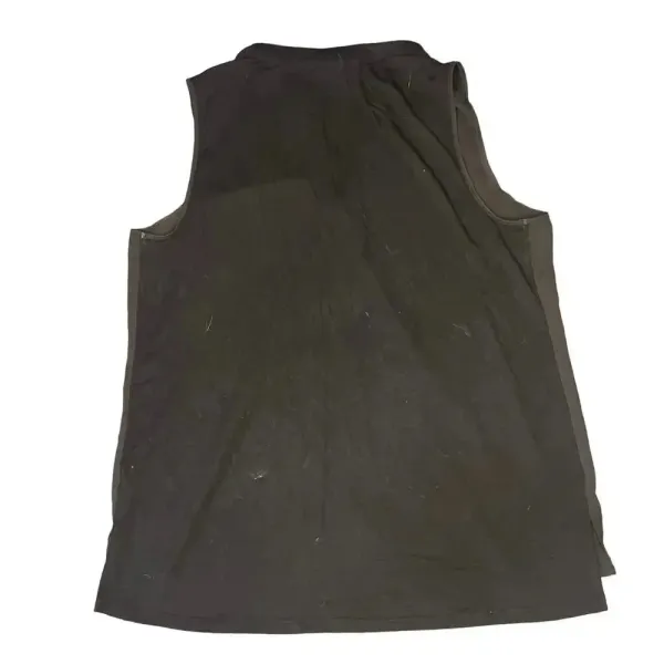 Calvin‎ Klein Women's Large Sleeveless Button-Up Top Black Casual Semi-Formal - Image 3