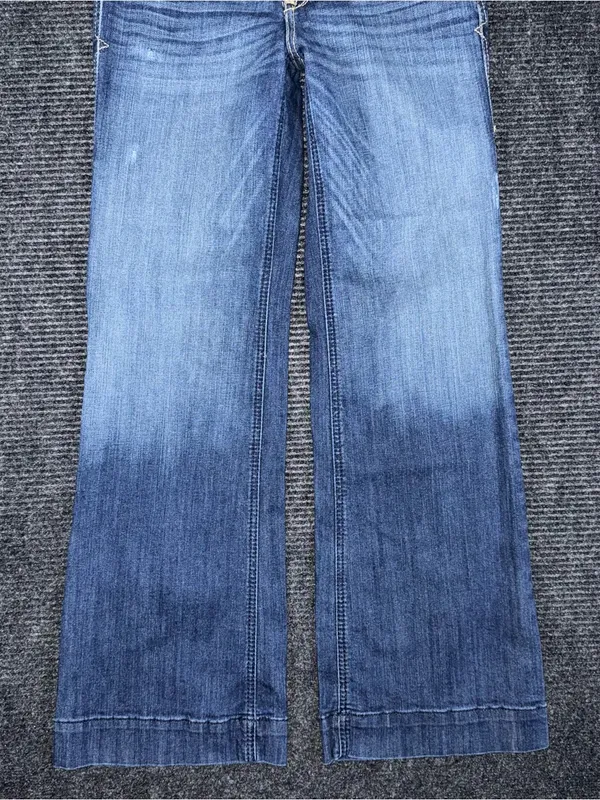 Ariat Trouser Mid Rise Stretch Lucy Wide Leg Jeans 28 SHORT 10028925 Western EUC - Image 4
