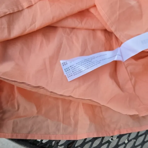 En Saison Peach Ruffle Midi Dress Orange Size L - Image 7