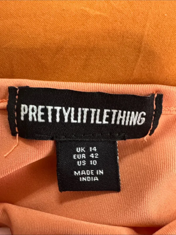 PrettyLittleThing Coral Color Coordinated Set - Image 2
