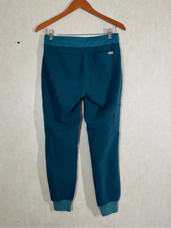 Figs Set 2 Pieces Catarina Scrub Top XS & Zamora Jogger Pants XSP Caribbean Blue - Image 6