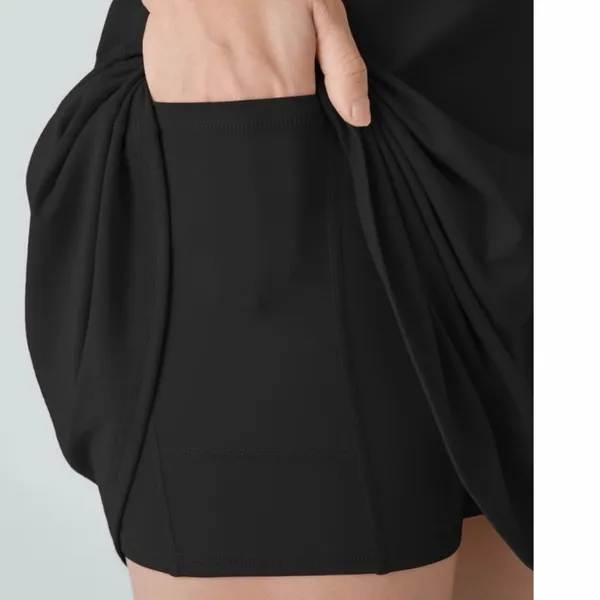 Halara Black SoftlyZero Plush Backless Active Dress Easy Peezy Size Small S - Image 11