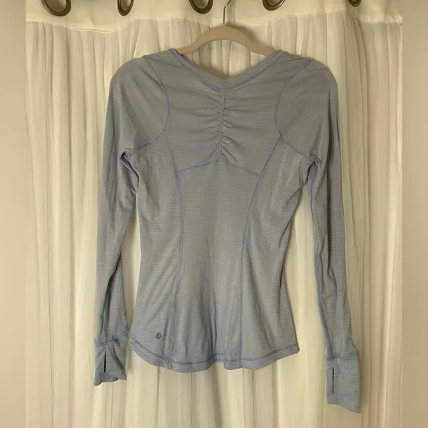 Lululemon Athletica Light Blue Long Sleeve Top - Image 2