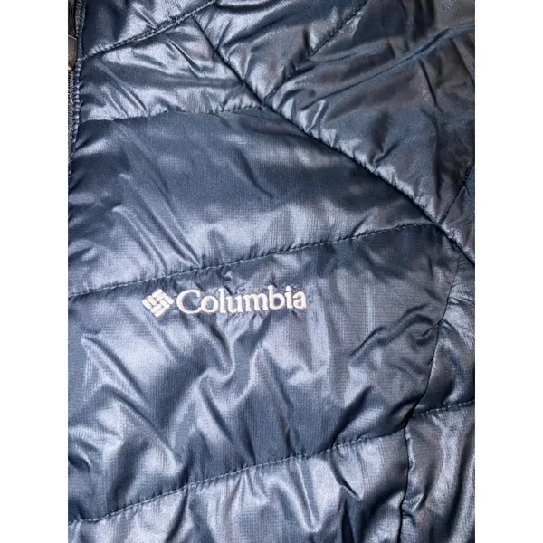 Columbia Puffer Jacket TurboDown Omni-Heat Black Quilted Women's Size M - Image 6