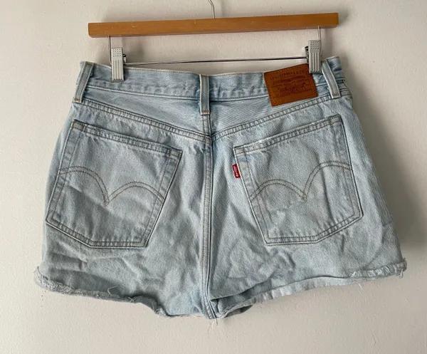 Light Wash Wedgie Shorts - Image 8
