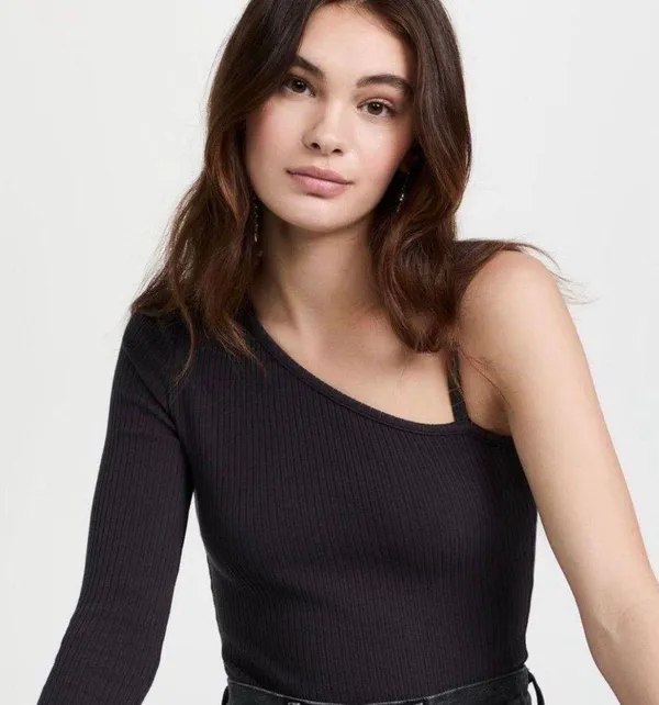 NWT Mika One Sleeve Thong Bodysuit - Image 2