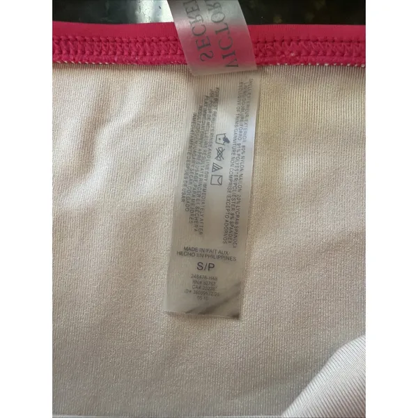 Victoria's Secret Bikini Swimsuit Sz Sm Bottom 34D Top Underwire Push-up Halter‎ - Image 2