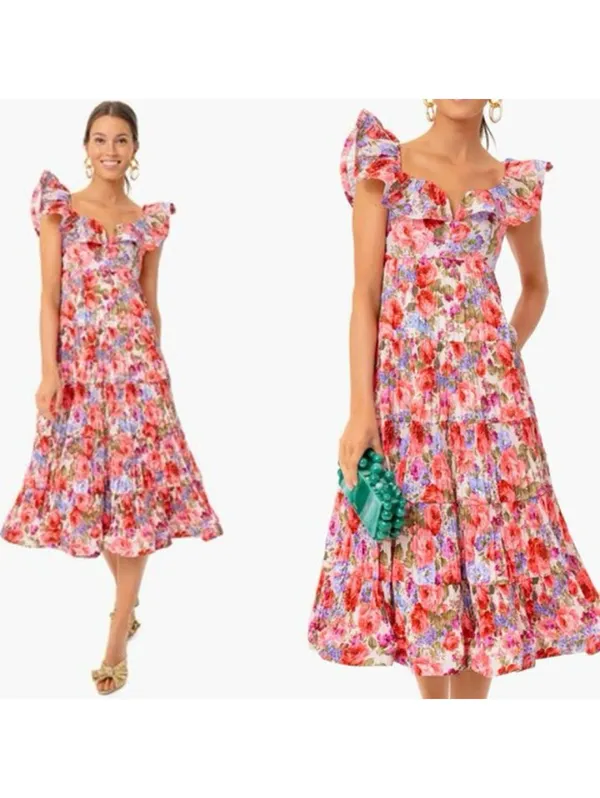 Beulah Exclusive Rita Floral Dress - Image 2