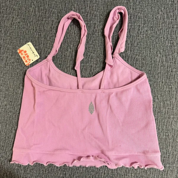 Free People Movement Free Throw Ruffle Longline Bralette - Image 4