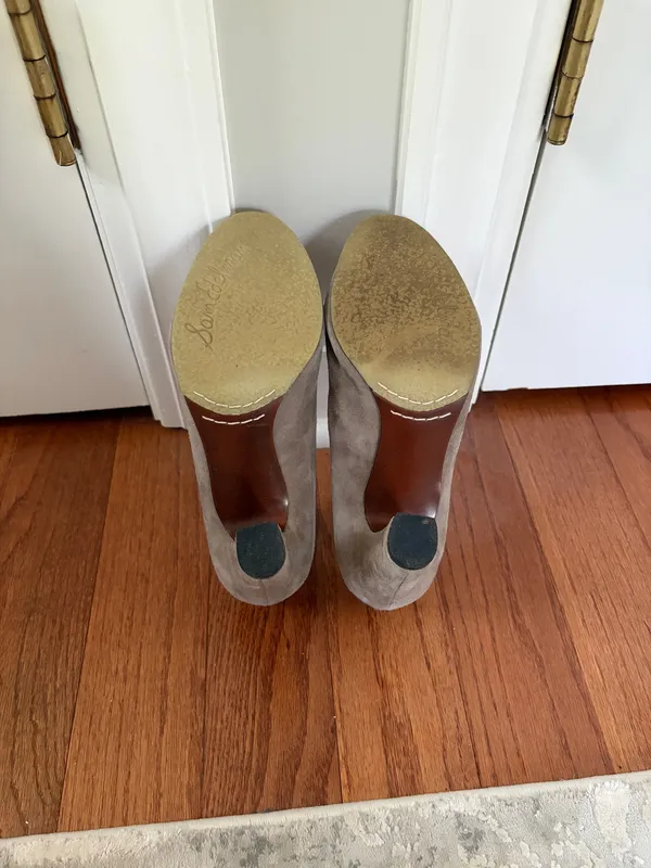 Sam Edelman Boots Suede Leather Grey - Image 5