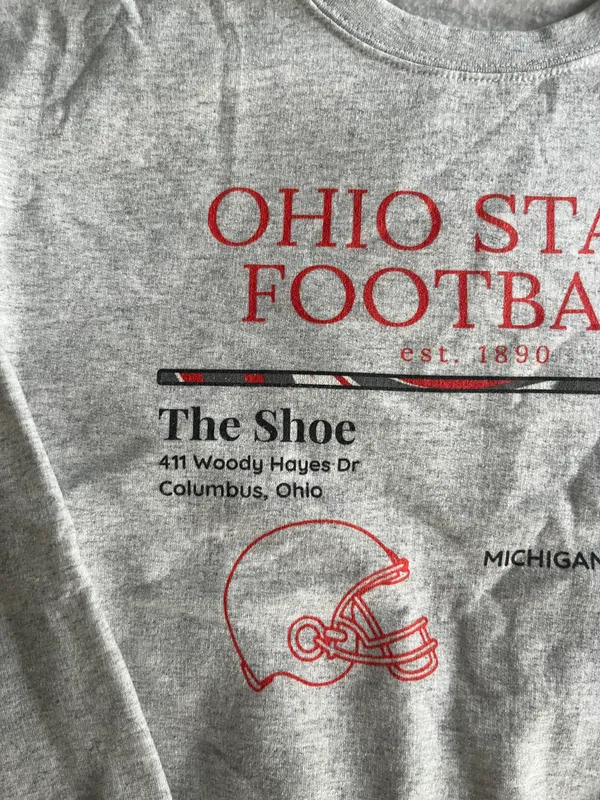 Ohio State University Ohio State Sweatshirt Gray Size XL - Image 3