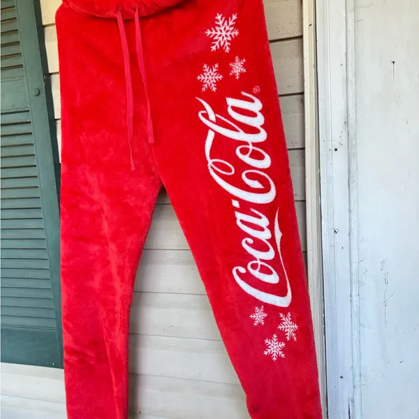 Coca-Cola Snowflake Holiday Joggers - Image 2