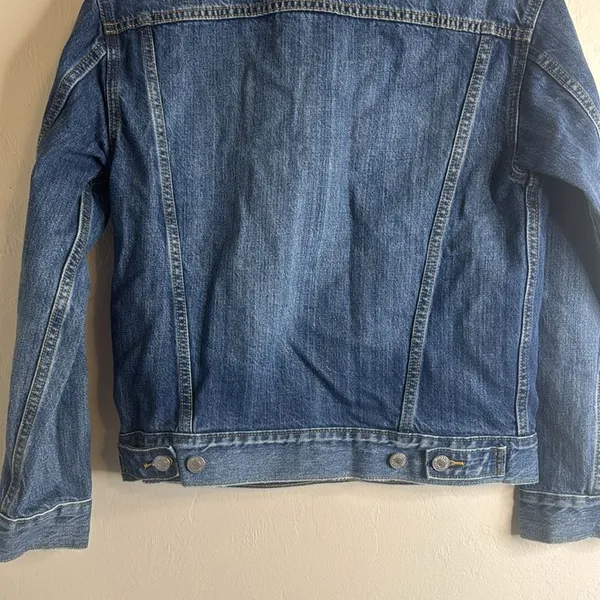 Levi’s Classic Denim Y2K button up‎ Jacket pockets size XS cute 90s style - Image 9