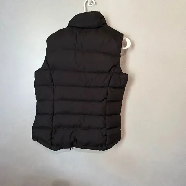Free Country Women’s Small Black Down Puffer Vest Full Zip Snap Pockets #1100 - Image 10