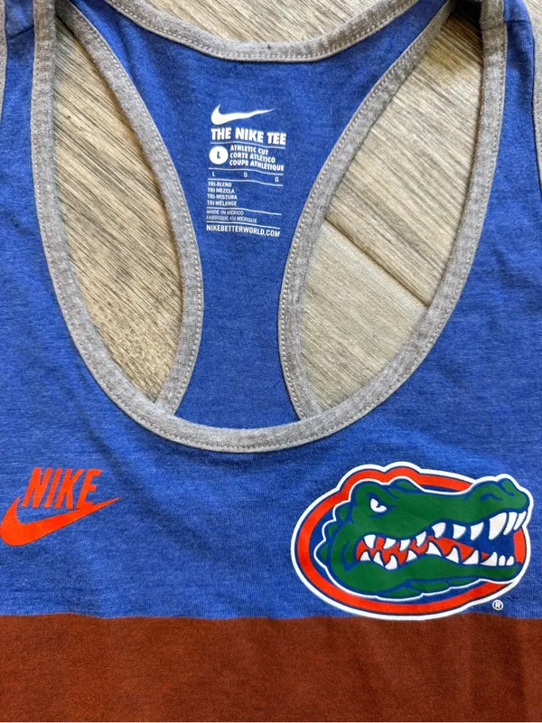 The Nike Tee Athletic Florida Gators UF Tank Top Women’s Large Racerback - Image 3
