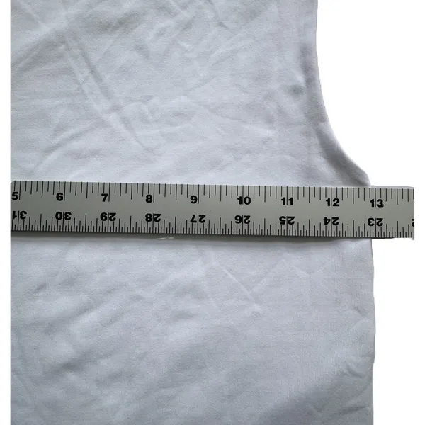 Babaton Aritzia Contour Muscle Tank White‎ Womens S Sleeveless Cropped Crew Neck - Image 4