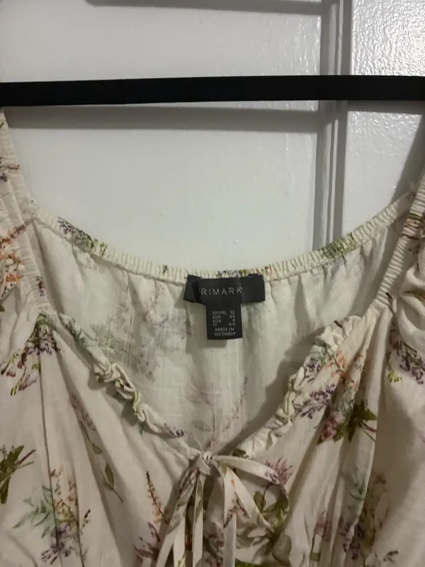 Cream floral dress - Image 4