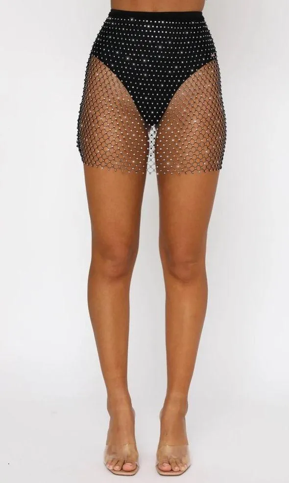 Feel the Beat Mini Skirt Black - Image 5