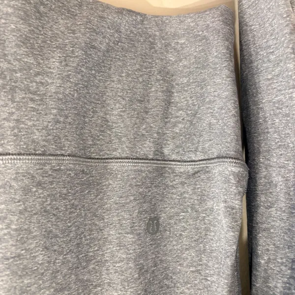 Lululemon Ready to Rulu‎ Pullover Funnel Neck Heathered Asphalt Grey 12 Sporty - Image 9