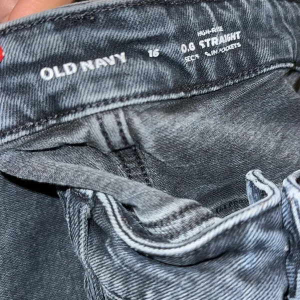 Old navy OG‎ straight High Rise distressed jeans - Image 5