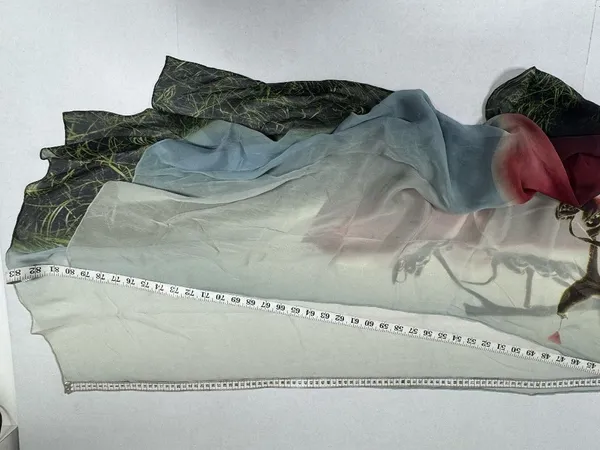 Edward Roth - New York - Hand Paint Silk Scarf - 80"x25". NEW‎ in Bag. - Image 7