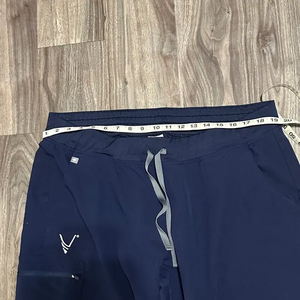 FIGS Navy Jogger Scrub Pants XXL/P Petite – Comfortable Medical Scrubs - Image 4