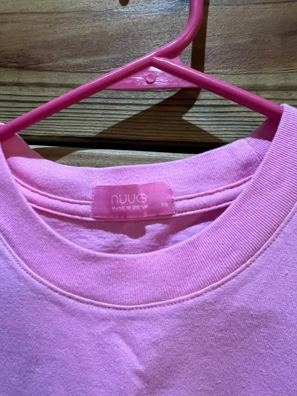 cropped tee in bubblegum - Image 3