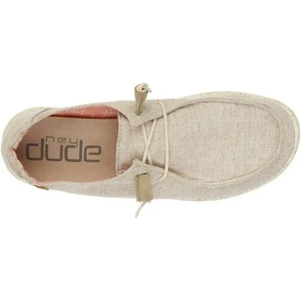 ✨HEYDUDE WOMENS WENDY CHAMBRAY SLIP ON Sz 10 SNEAKER✨ - Image 3