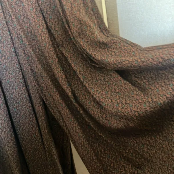 FINAL MARKDOWN AKA New York Brown Maxi Pleated palazzo pants small - Image 2
