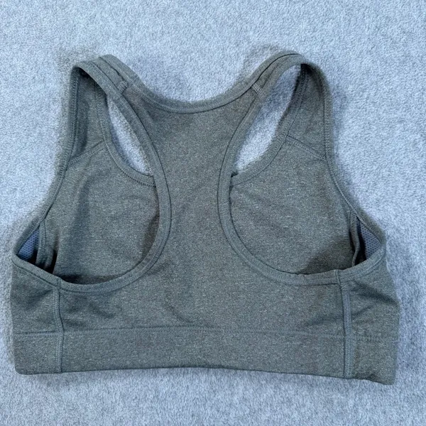 Nike Dri-Fit Racerback Sports Bra Size Small Gray Workout Gym Running - Image 6