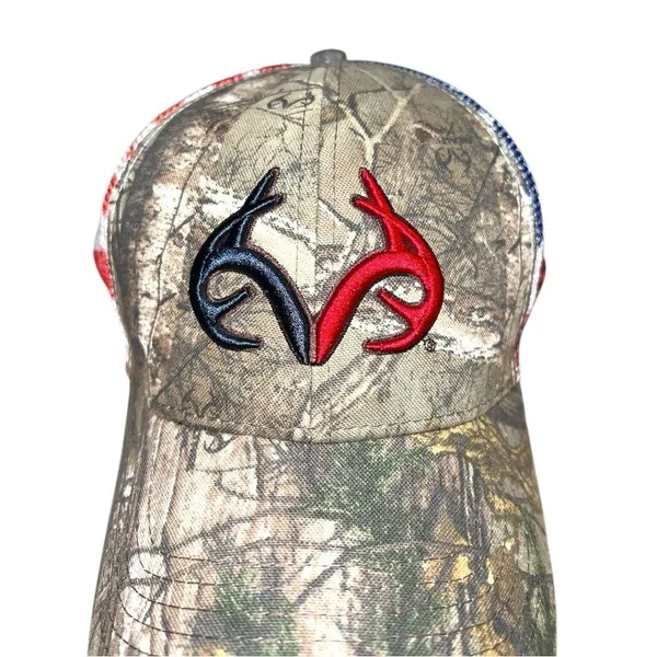 Realtree Camo Baseball Cap with Embroidered Logo - Image 2