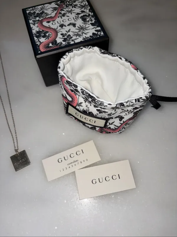 Gucci Sterling Silver Necklace - Image 4