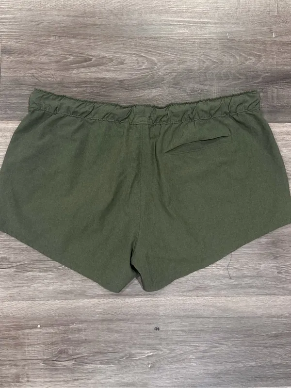 Under Armour Women’s Sage Green Running Shorts Activewear Drawstring Size XL - Image 6