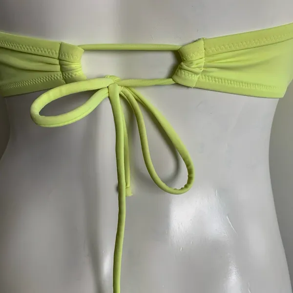 Victoria’s Secret 36DD chartreuse halter bikini top - Image 4