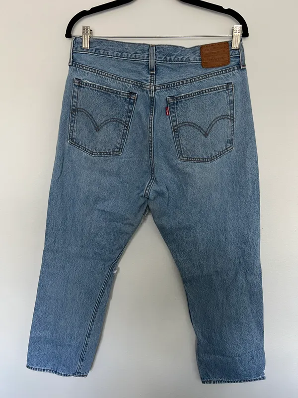 Levi's Wedgie Straight Distressed - Image 3