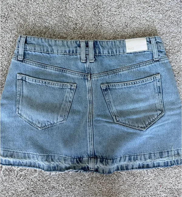 Paige Denim Skirt Mini - Image 4