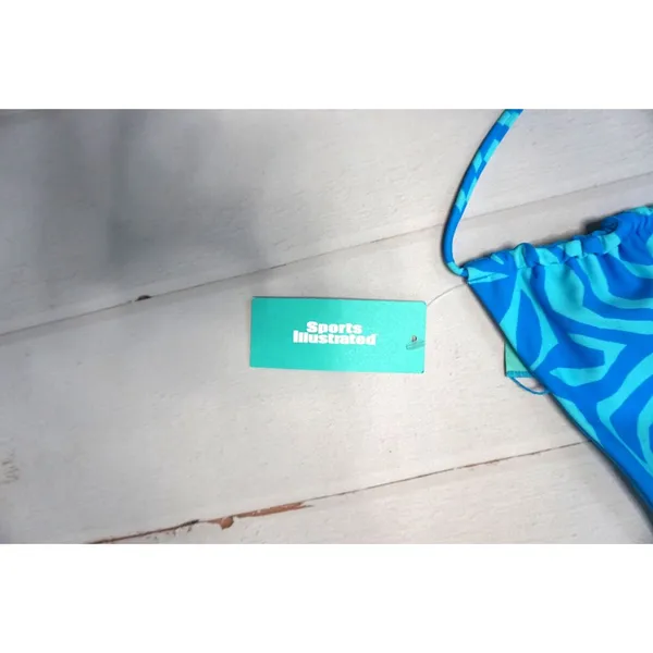 Sports Illustrated Swim Aqua Zebra Bikini Top‎ - Image 2