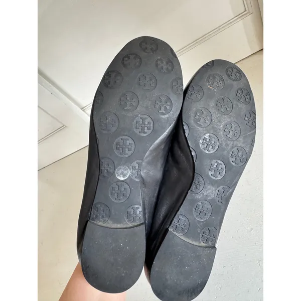 Tory Burch Reva‎ black ballet flats size 7M. Lightly worn - Image 8