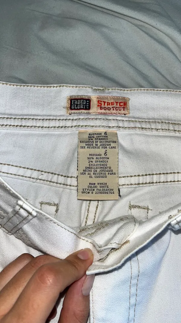 Faded Glory Vintage Bootcut Low Waisted Jeans - Image 3