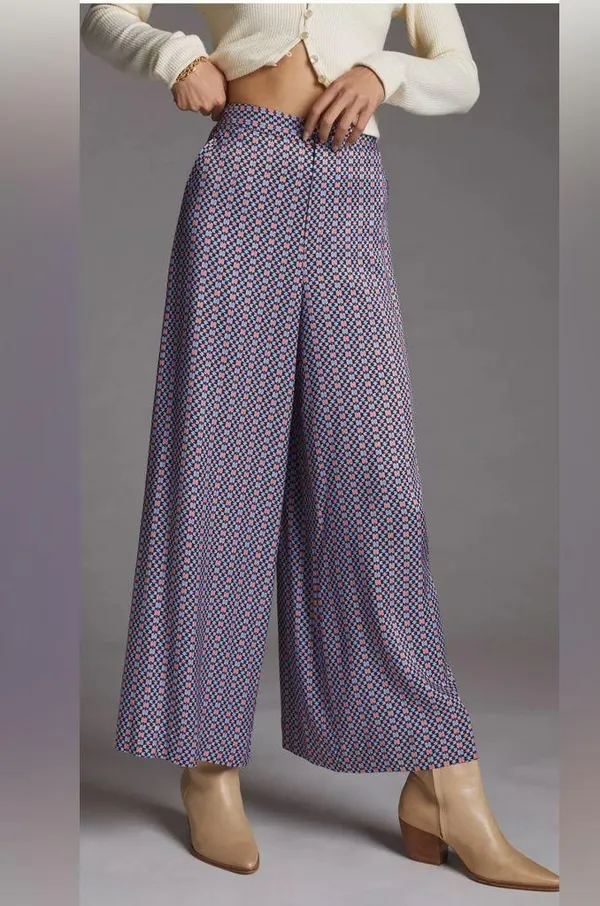 Anthropologie Maeve Wide-Leg Pants 2 - Image 3