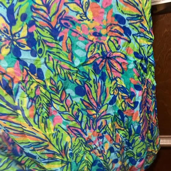 Lilly Pulitzer Multicolor Patterned Scarf - Image 4