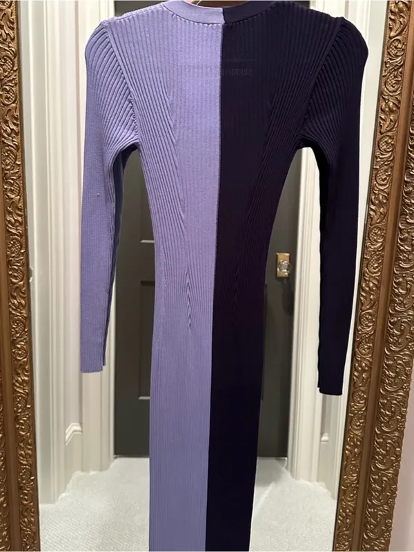 Staud Colorblock Midi Dress - Image 4