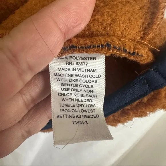 St. John’s Bay Sherpa Pullover Sweater‎ Womens Size XL Roasted Pecan 1/4 Zip - Image 7