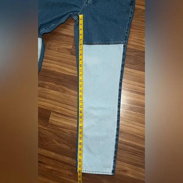 Pacsun Dad Jeans Patch Denim Size 26 Women's Button Fly - Image 3